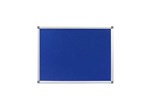 Rapid Pinboard 1800X1200 Aluminium Frame With Conceled Corners Blue