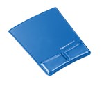 Fellowes Mouse Pad And Wrist Rest Gel 9182201 Blue