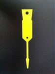 Key Tags Disposable Arrow Yellow Pack 1000