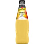 Schweppes Orange Mango Mineral Water Glass Bottle 300ml 4