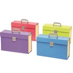 Marbig Carry File With 19 Pockets Summer Colours 390X130X250mm Assorted