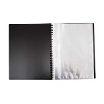 Marbig Display Book Refillable 20074 A4 40 Page Black