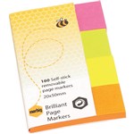 Marbig Adhesive Notes Marker 20X50mm 160 Assorted