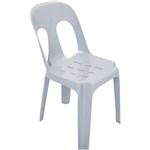 Rapid Chair Pipee Heavy Duty Plastic Polyproylene White