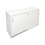 Rapid Span Credenza 1200X450Mm 730Mm H Lockable Natural White