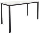Rapid Steel Drafting Table 1500X750X900 Black Frame Natural White