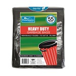 Primesource Heavy Duty Garbage Bags 55L Black Pack 50