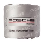 Rosche 6002 Modern Range Bathroom Tissue 700 Sheets 2Ply 100X100mm 48
