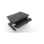 Rapid Riser Desk Sit Stand Desktop Manual 890W X 590D mm Black
