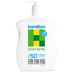 Hamilton Sunscreen Active Family Lotion Spf50 1L Pump