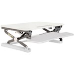 Rapid Riser Desk Sit Stand Desktop Manual 890W X 590D Mm White