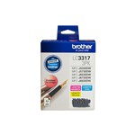 Brother LC3317CL OEM Ink Cartridge Value Pack CMY