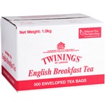 Twinings Tea Bags English Breakfast 1Kg Box 500