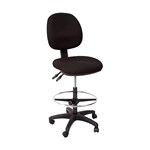 Rapid Ec070Bm Drafting Chair Medium Back Black