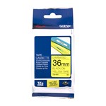 Brother TZE661 36mm Black On Yellow Labelling Tape 8M