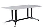 Rapid Typhoon Boardroom Table 1800X900X730Mm Top 25Mm White Top