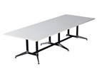 Rapid Typoon Boardroom Table 3200X1200X730Mm Top 25Mm White
