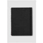 Whitelines Hardcover Notepad Ruled 8mm A4 100Gsm Black