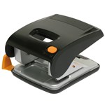 Marbig Low Force 2Hole Punch 30 Sheet Black