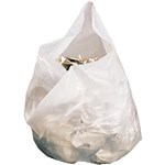 Garbage Bags Medium White 650X510mm 28L Pack 50