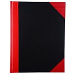 Cumberland Notebook Gloss Cover A5 200 Leaf Red  Black