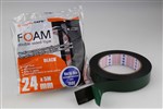 Nachi Double Sided Foam Mounting Tape Indoor 24mmx5M Black