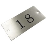 Steelco Stainless Steel Number Plate Stocked Navy Blue Other Colours Availa
