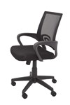 Vesta Office Chair With Loop Arms Black