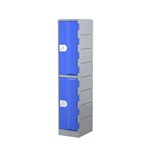 Locker 2 Door Heavy Duty 1800Hx385Wx500D Blue