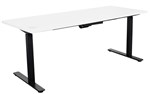 Galaxy Electric Sit Stand Desk 1500X750Mm Black Frame White Top