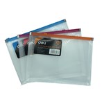 Deli Document Wallet Bag A5 Zip Closure Pkt 8
