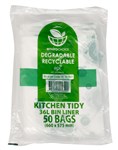 Envirochoice Bin Liner Kitchen Biodegradeable 36 Litre Clear Pk50