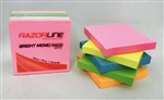 Razorline Sticky Ahesive Notes Cube 76X76mm Bright 5 Assorted