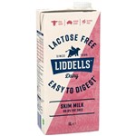 Milk Liddels Skim Lactose Free 1 Litre