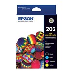 Epson 202 4 Ink Value Pack C13T02N692 Suits Xp 5100 Wf 2860