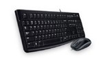 Logitech Mk120 Keyboard  Mouse Combo Quiet Typing Spill Resistant