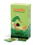 Zoetic Organic Fairtrade Enveloped Tea Bag Green Tea Pkt 100