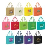 Monza Jute Tote Bag  Colour MatchUnbranded