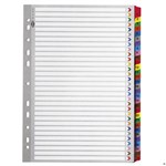 Marbig Dividers Manilla A4 131 Tab Reinforced Multi Colour