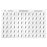 Avery Colour Code Labels 433Xx Side Tab 25X38 180 