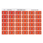 Avery Colour Code Labels 433Xx Side Tab 25X38 180 3