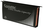 Crystalfile Suspension Files Extra Double Capacity Pp Black Pack 10