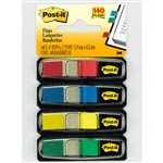 PostIt Flags 6834 12X43mm Assorted Primary Colours Pack 4