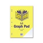 Spirax Graph Pad 2mm 25 Leaf A4