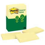 PostIt Notes 655Rp 76X127mm Canary Yellow Pack 12