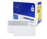 Cumberland Envelope Dl 110X220 White Plain Secretive Strip Seal
