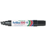 Artline 100 Permanent Marker Chisel Point Broad 7512mm Black