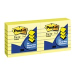 PostIt Notes R335Yl Pop Up Lined 76X76mm Canary Yellow Pack 6