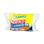 Glad Kitchen Wave Top Bin Liner Tie Bags 36L 20 x Pk 50