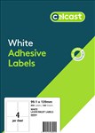Celcast Labels Laser DL04 991X139mm 4Up White Box 100